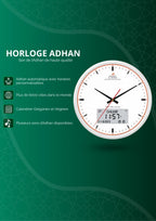 horloge adhan blanche