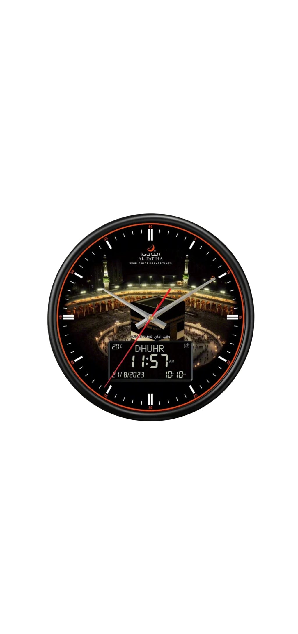 Horloge Adhan Mecqua