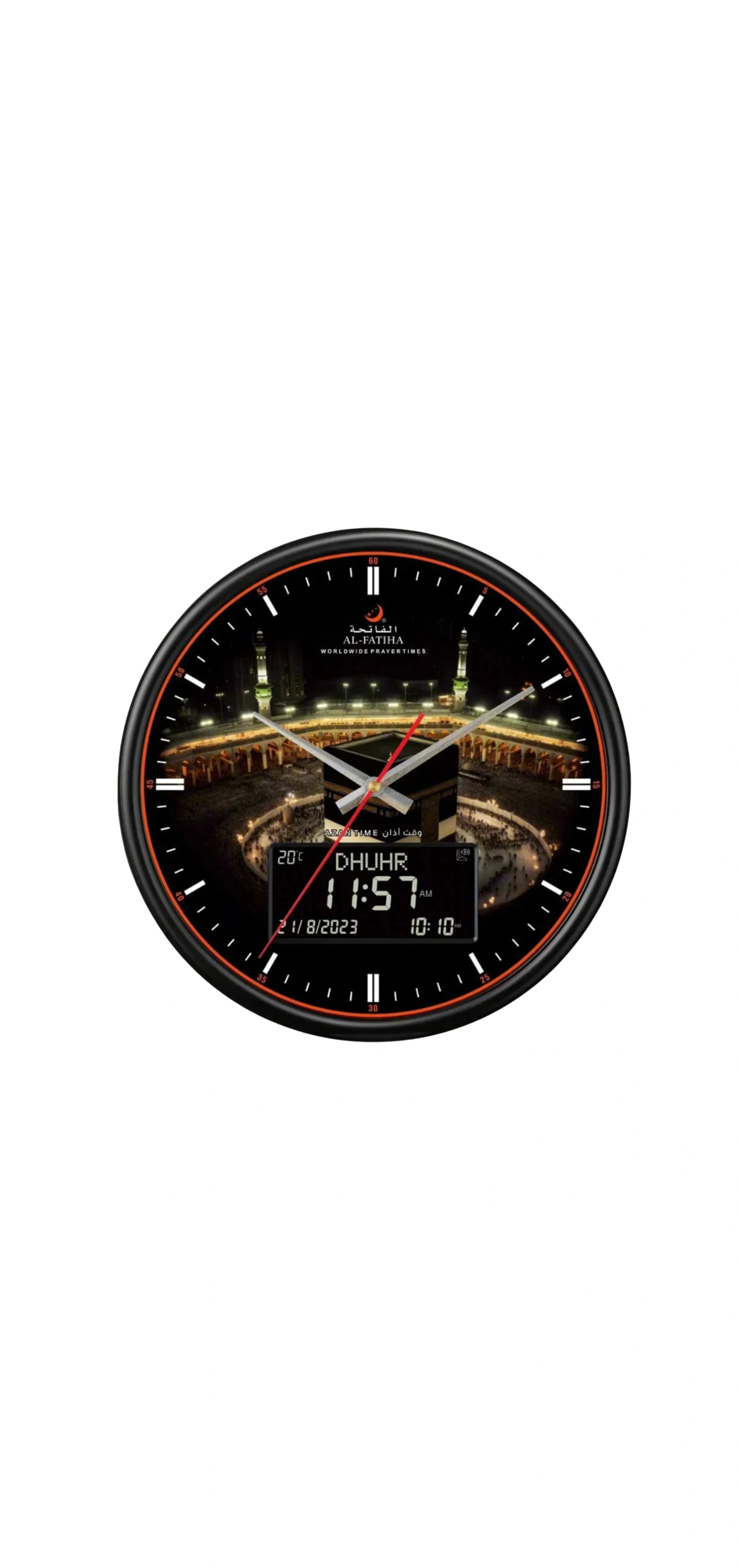 Horloge Adhan Mecqua